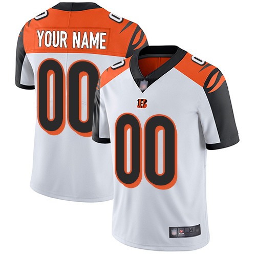 Limited White Men Road Jersey NFL Customized Football Cincinnati Bengals Vapor Untouchable->customized nfl jersey->Custom Jersey